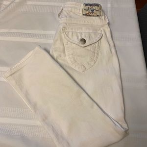True Religion cropped jeans